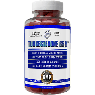 HiTech Turkesterone 650 60ct - Nutrition World