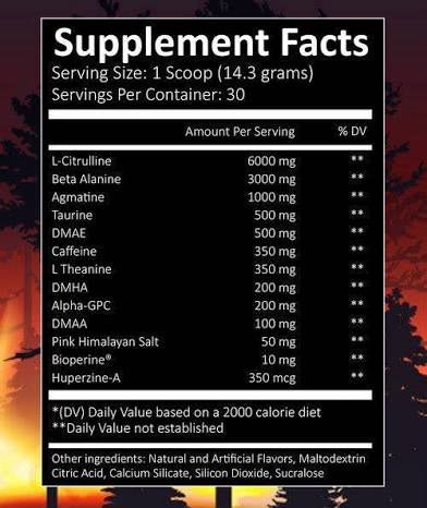 Wild Fire Pre - Workout - Nutrition World