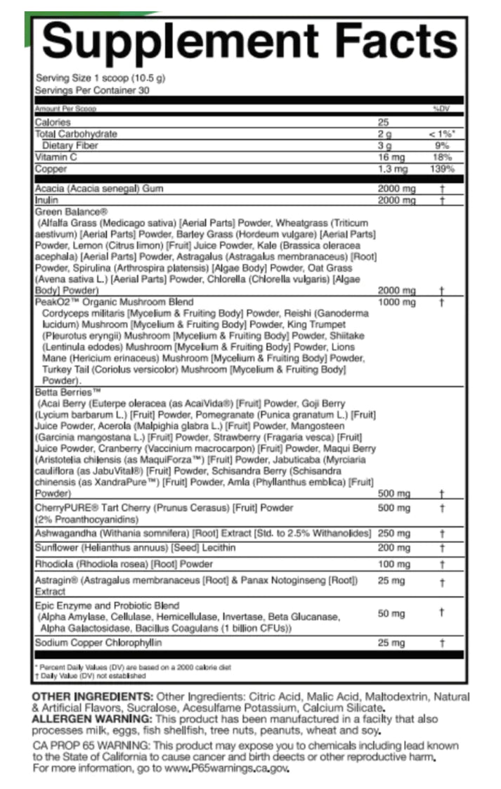 NutrFitt Epic Greens - Nutrition World