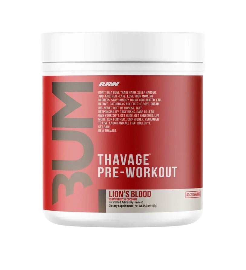 Raw Nutrition CBum Essential Pre - Workout - Nutrition World