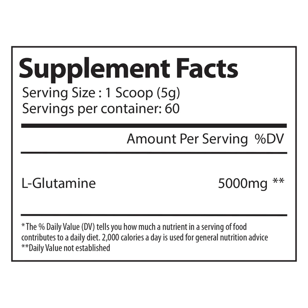 Alpha Supps Glutamine - Nutrition World