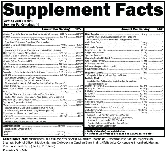 CTD Sports Multi Elite Whole Food Multivitamin