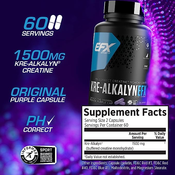 EFX Kre-Alkalyn EFX Creatine (120 Caps)