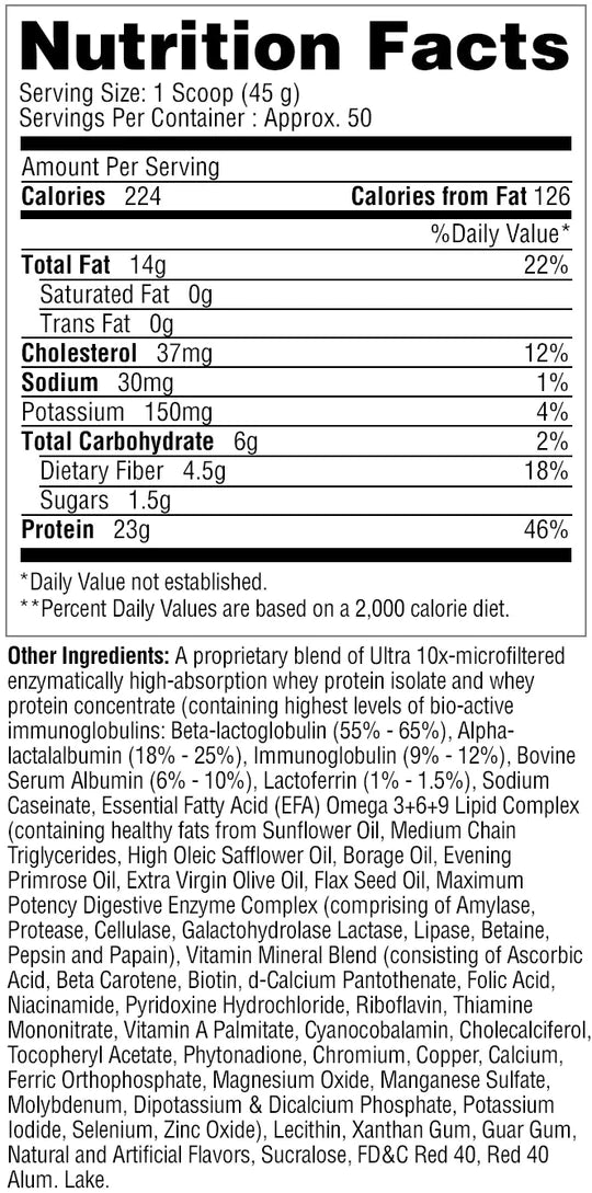 Metabolic Nutrition MuscLean Protein Powder