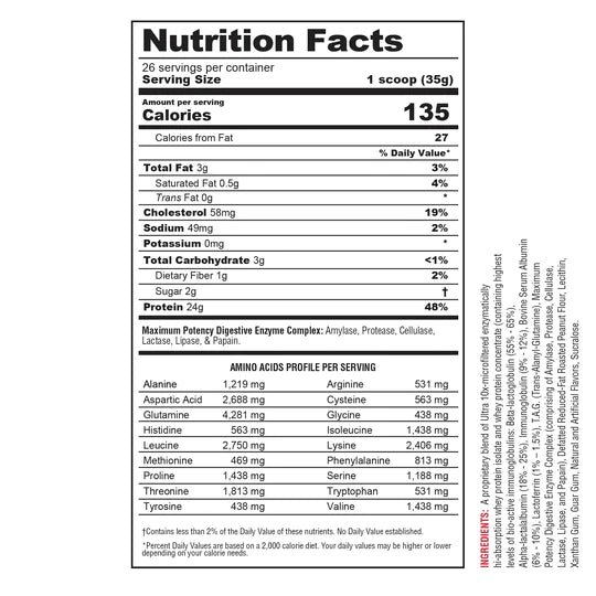 Metabolic Nutrition Protizyme Protein Powder