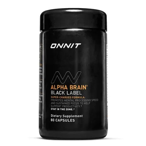 Onnit Alpha BRAIN® Black Label (80 ct)