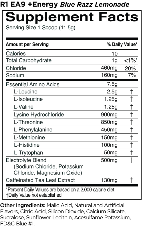 Rule 1 ESSENTIAL AMINO 9 +ENERGY - Nutrition World