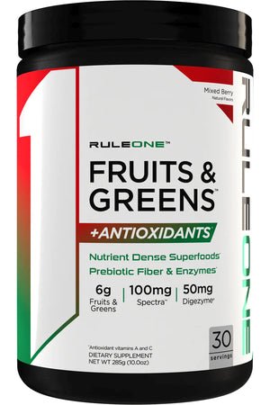 Rule 1 R1 Fruits & Greens Mixed Berry - Nutrition World