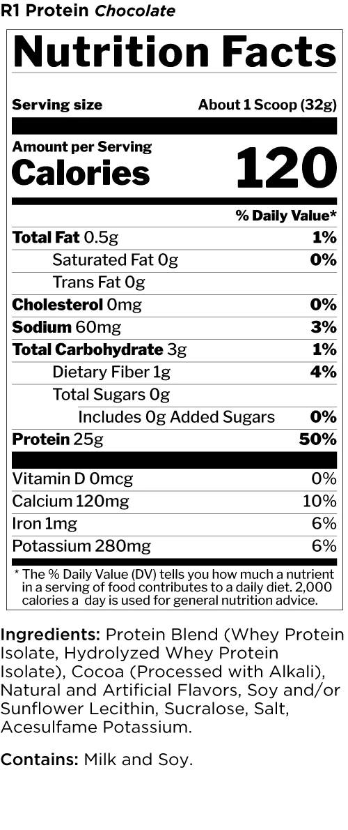 Rule One R1 Isolate Protein Powder