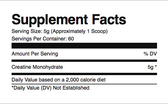 RYSE SUPPS CREATINE MONOHYDRATE - Nutrition World